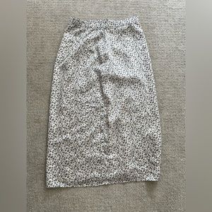 ABERCROMBIE & FITCH Cheetah Midi Skirt
